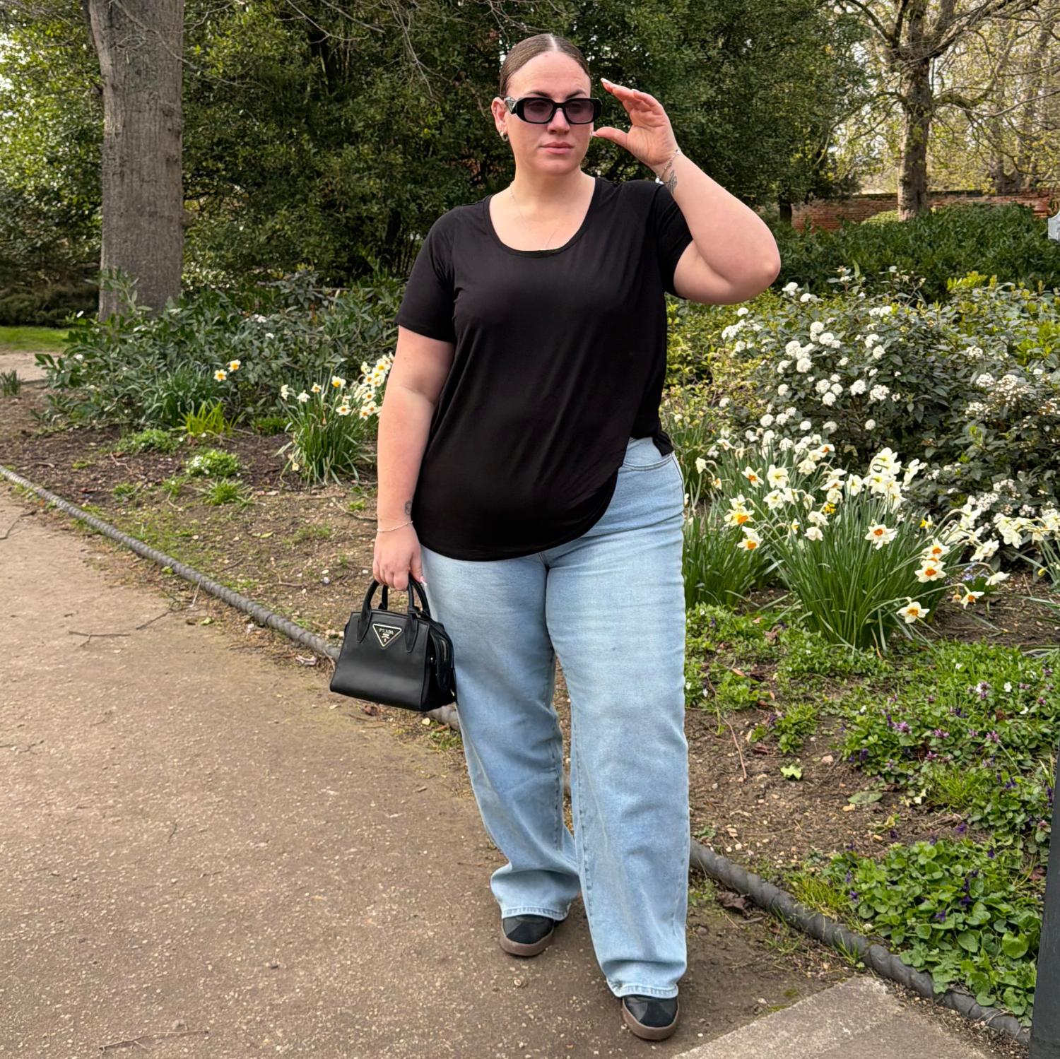 Bamboo Lounge T-shirt - Black