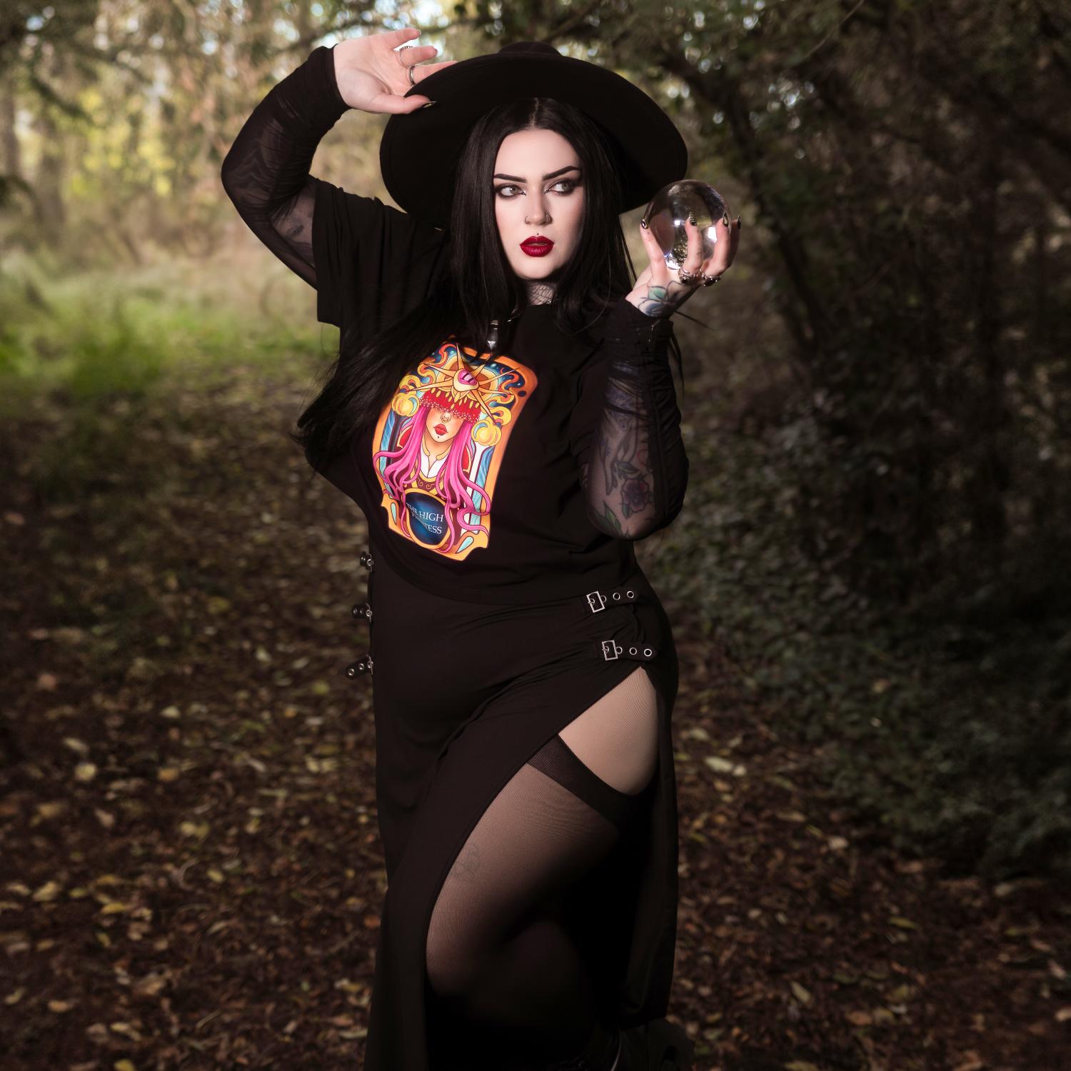 Major Arcana Boxy Tee - II The High Priestess