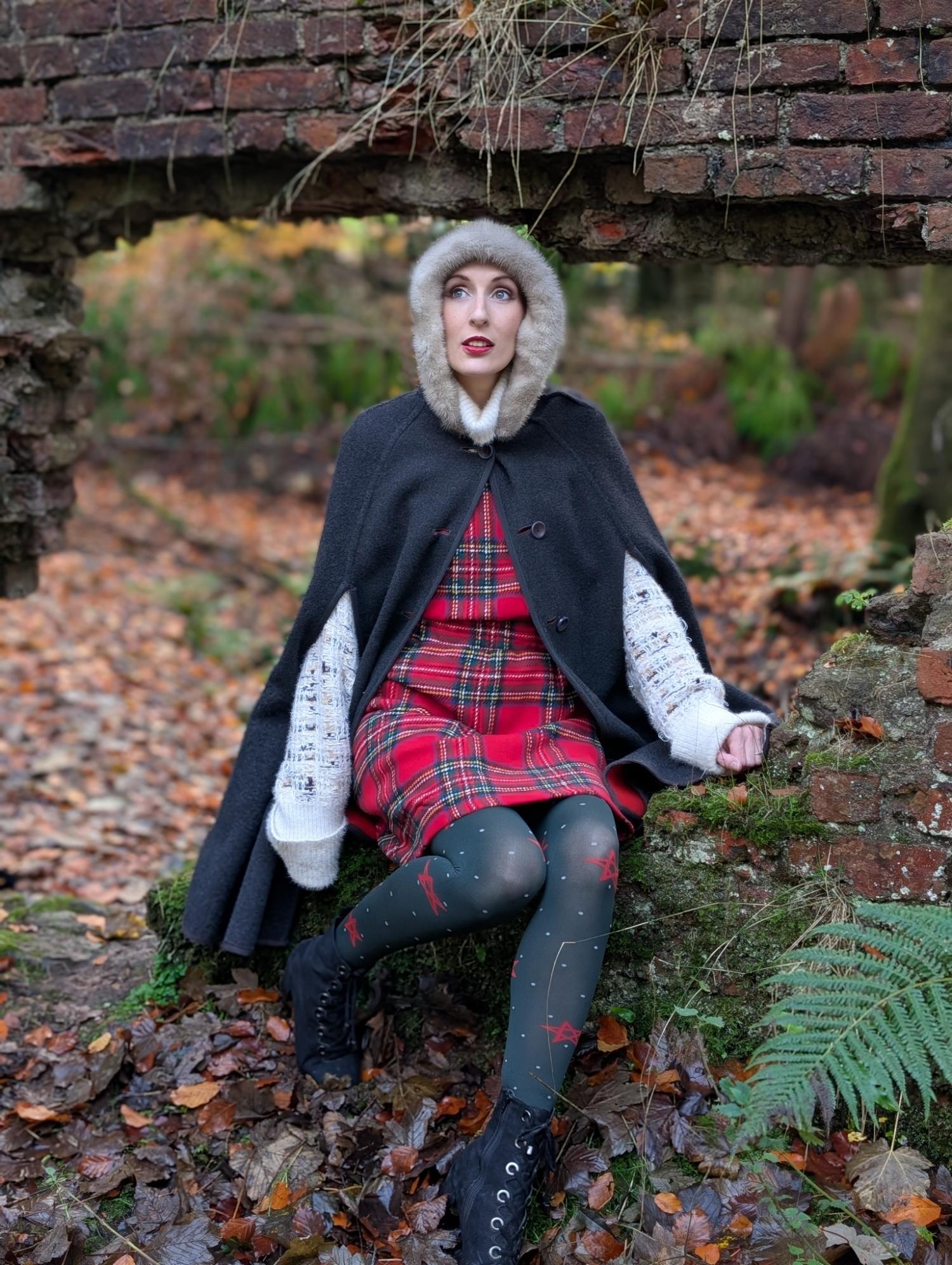 80 Denier Opaque Tights - Woodland Magick