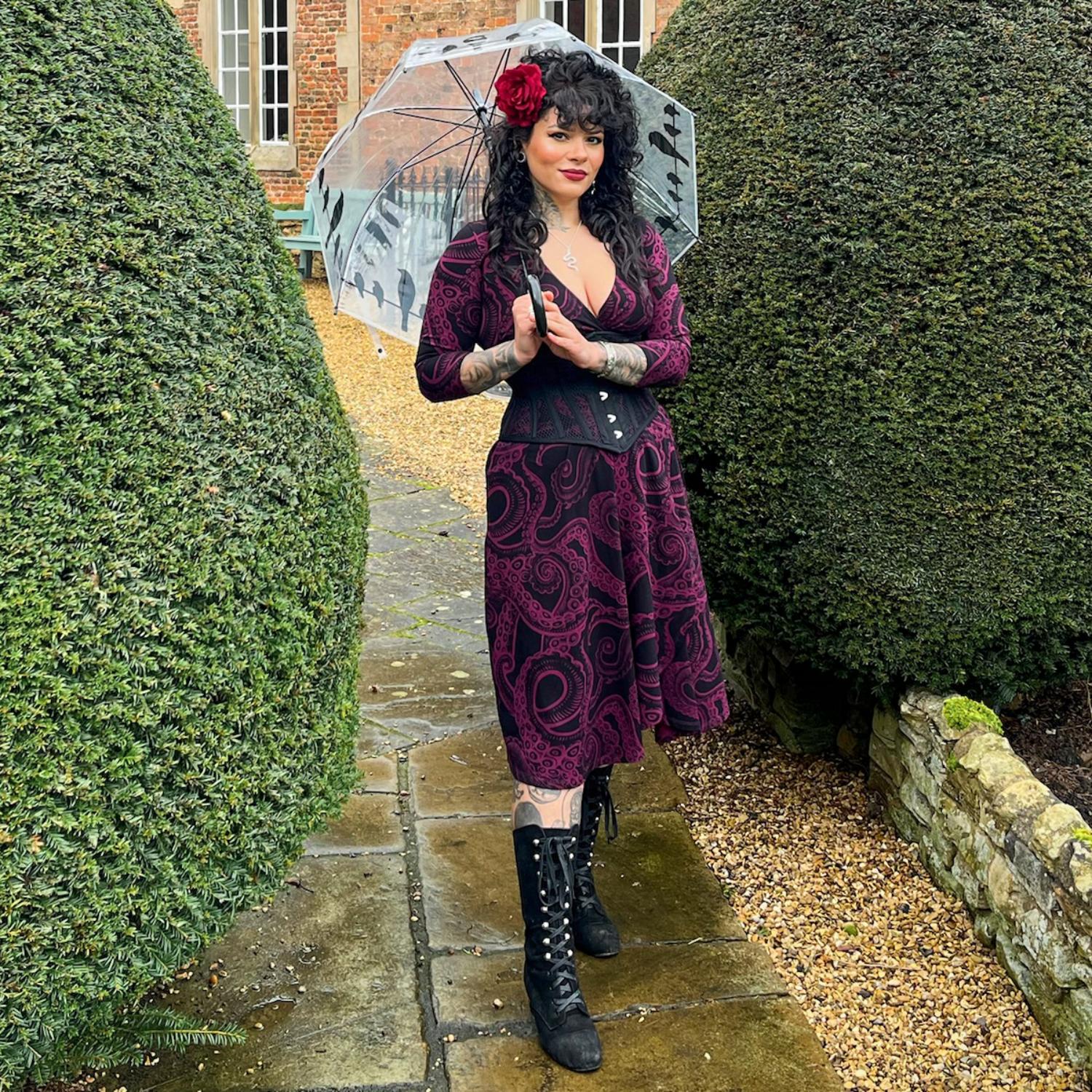 Wrap Dress - Kraken's Embrace