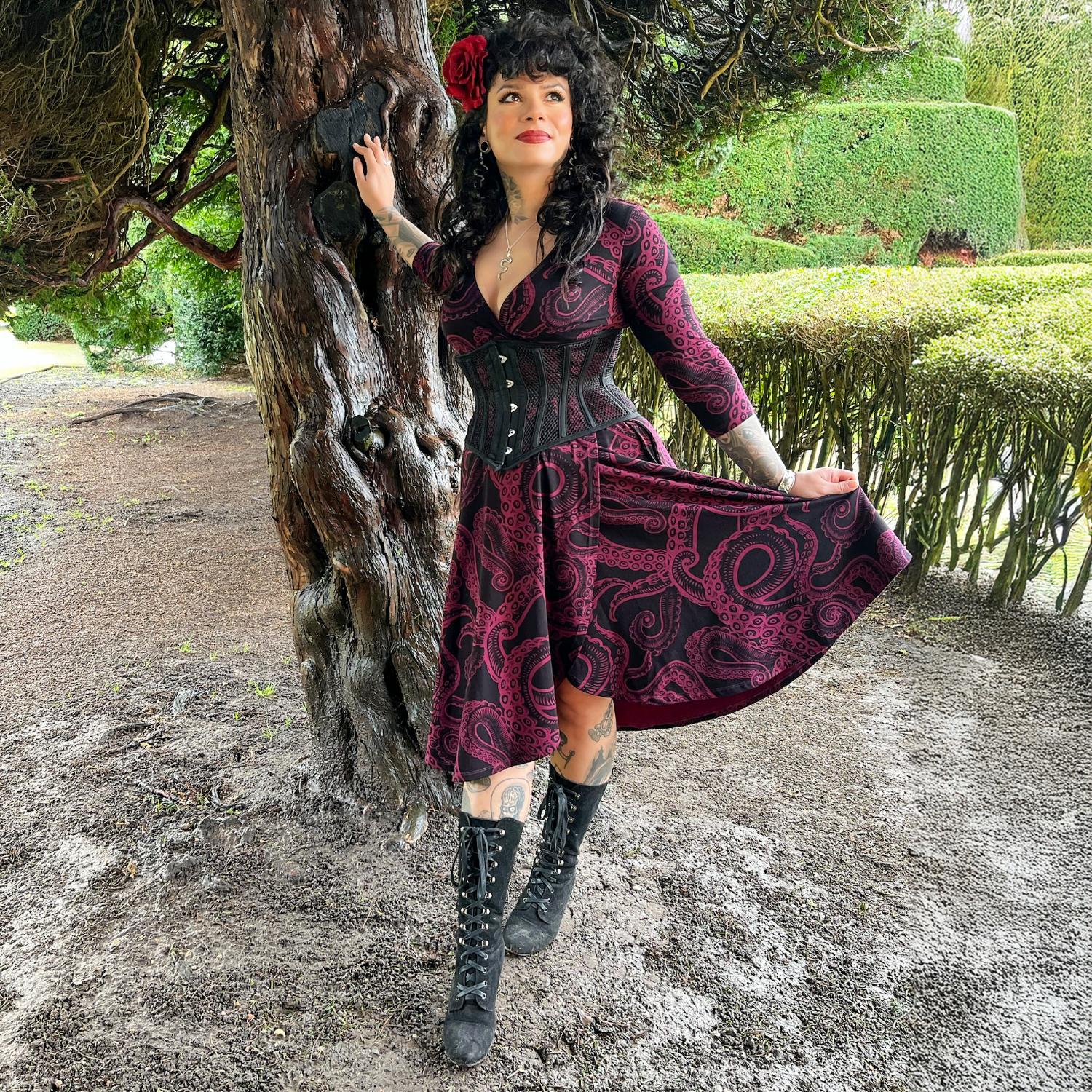 Wrap Dress - Kraken's Embrace