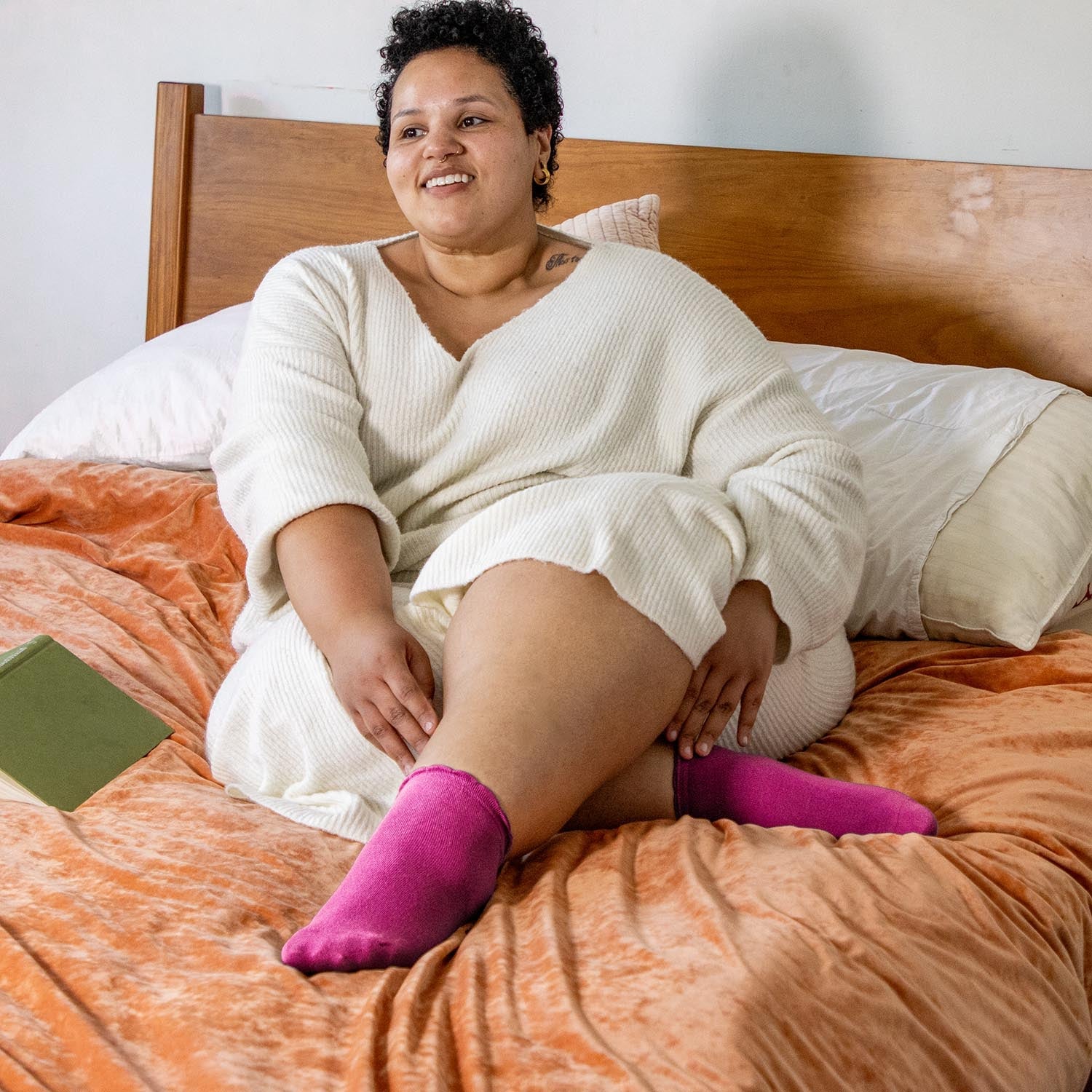 Ultimate Bamboo Ankle Socks - Hibiscus