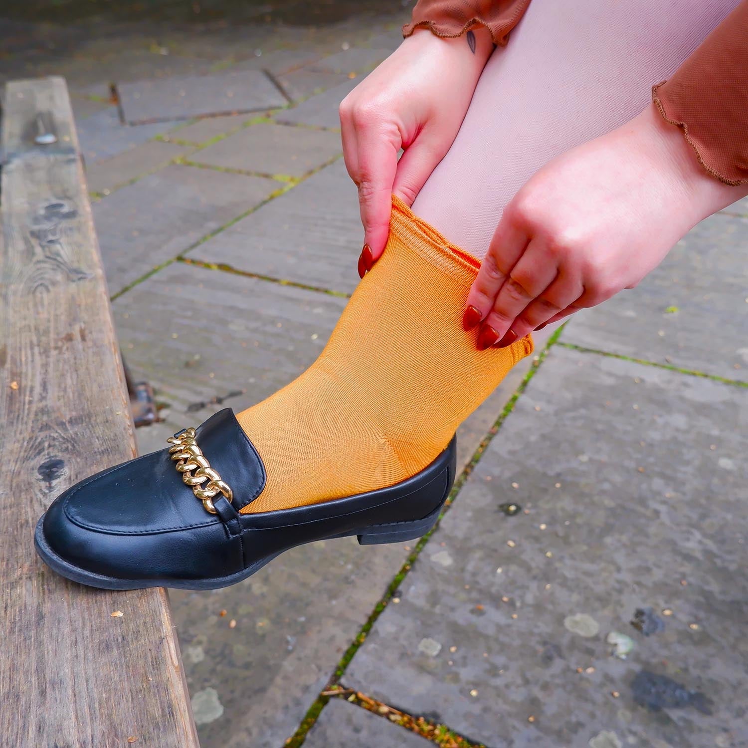 Bamboo Ankle Socks - Starfish