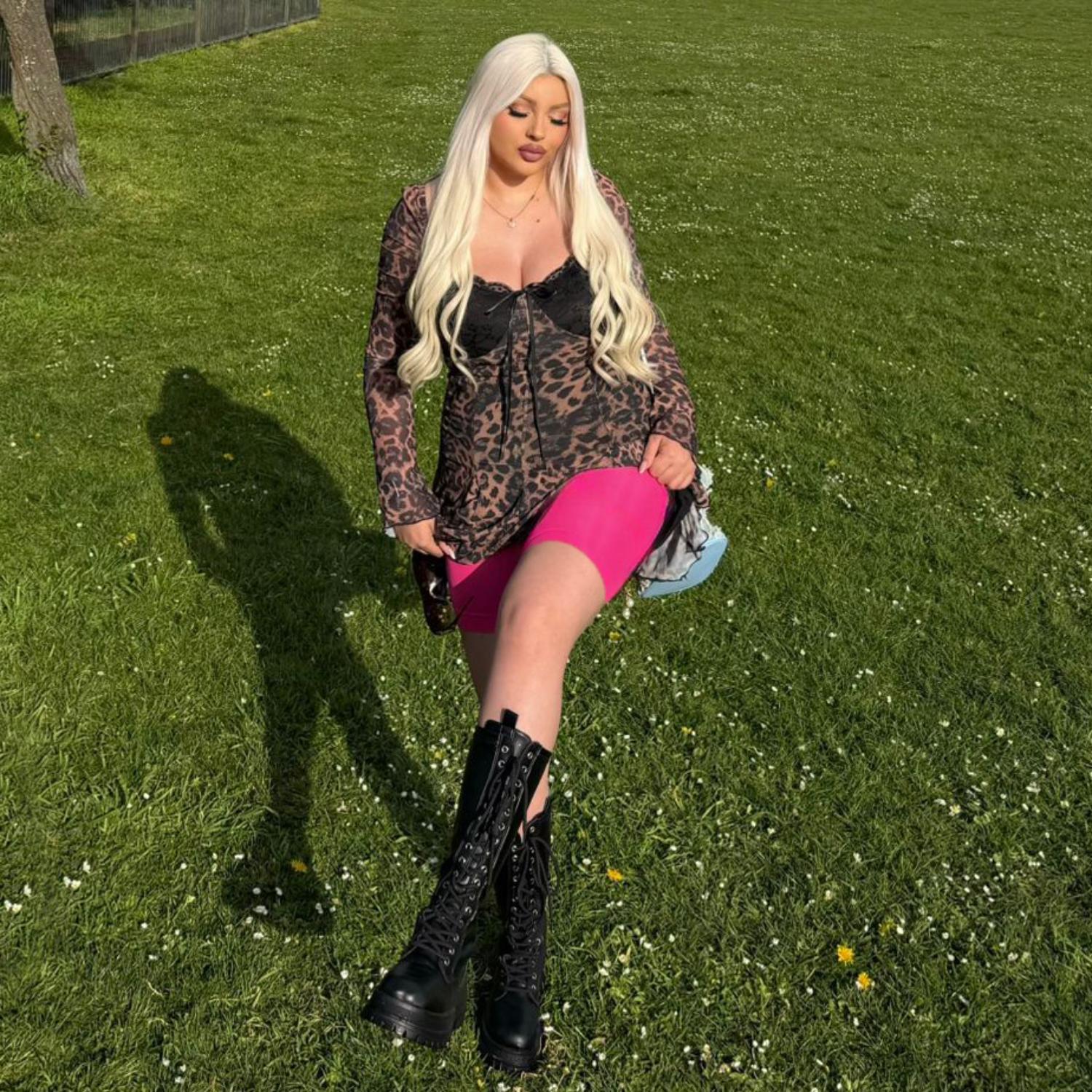 Stay Cool Chub Rub Shorts - Pink Peacock