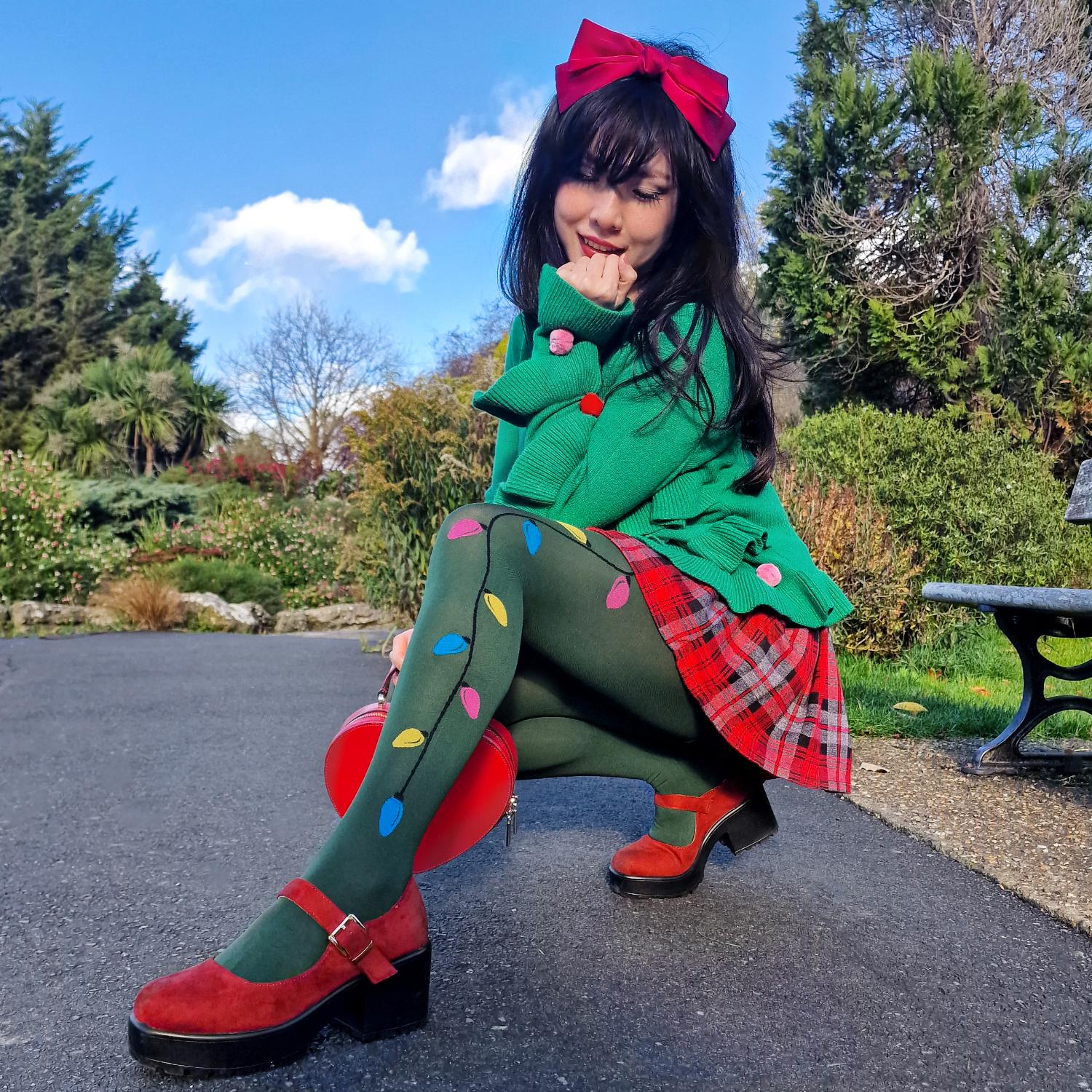 80 Denier Opaque Tights - Fairy Lights