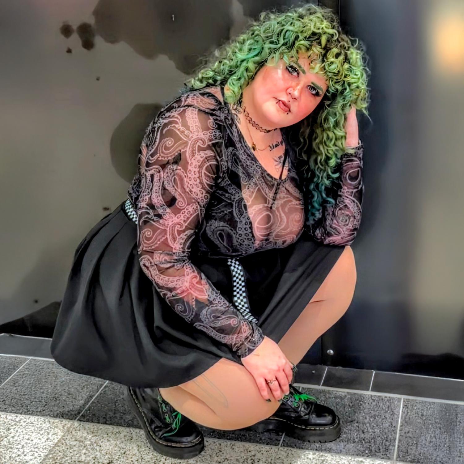 Kraken's Embrace Mesh Top