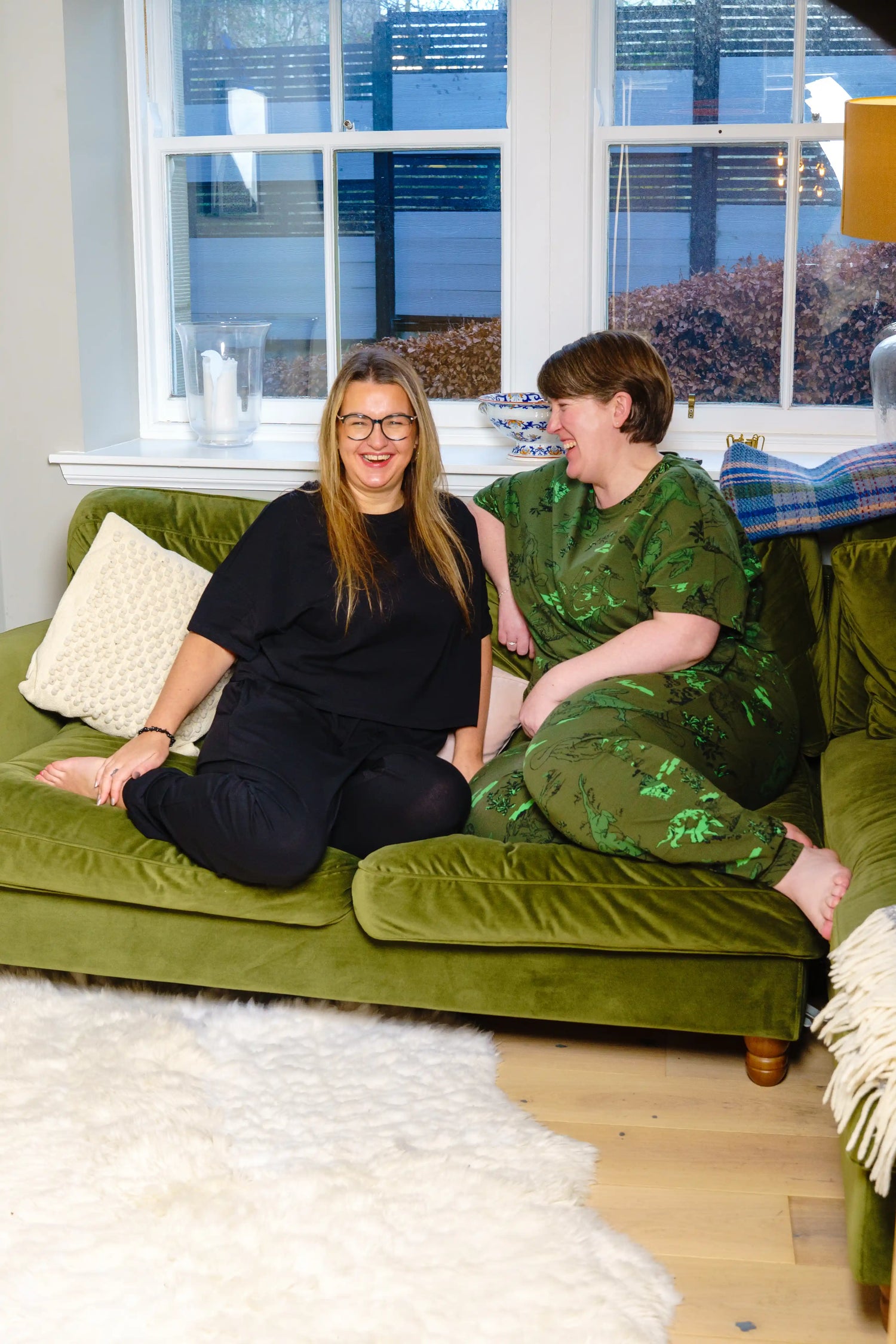 Organic Cotton PJs - Plain Black