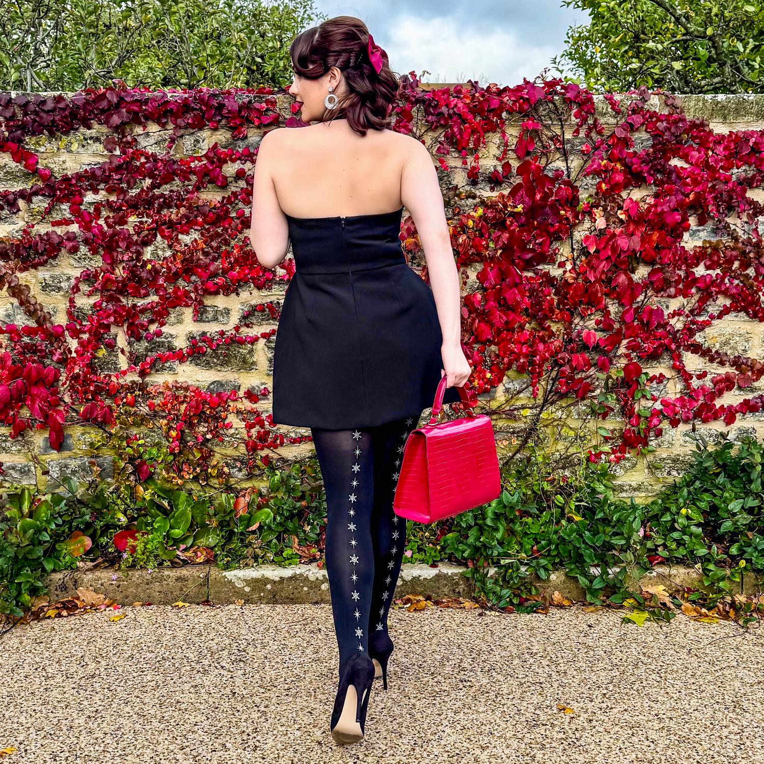 80 Denier Opaque Tights - Starlight Seam