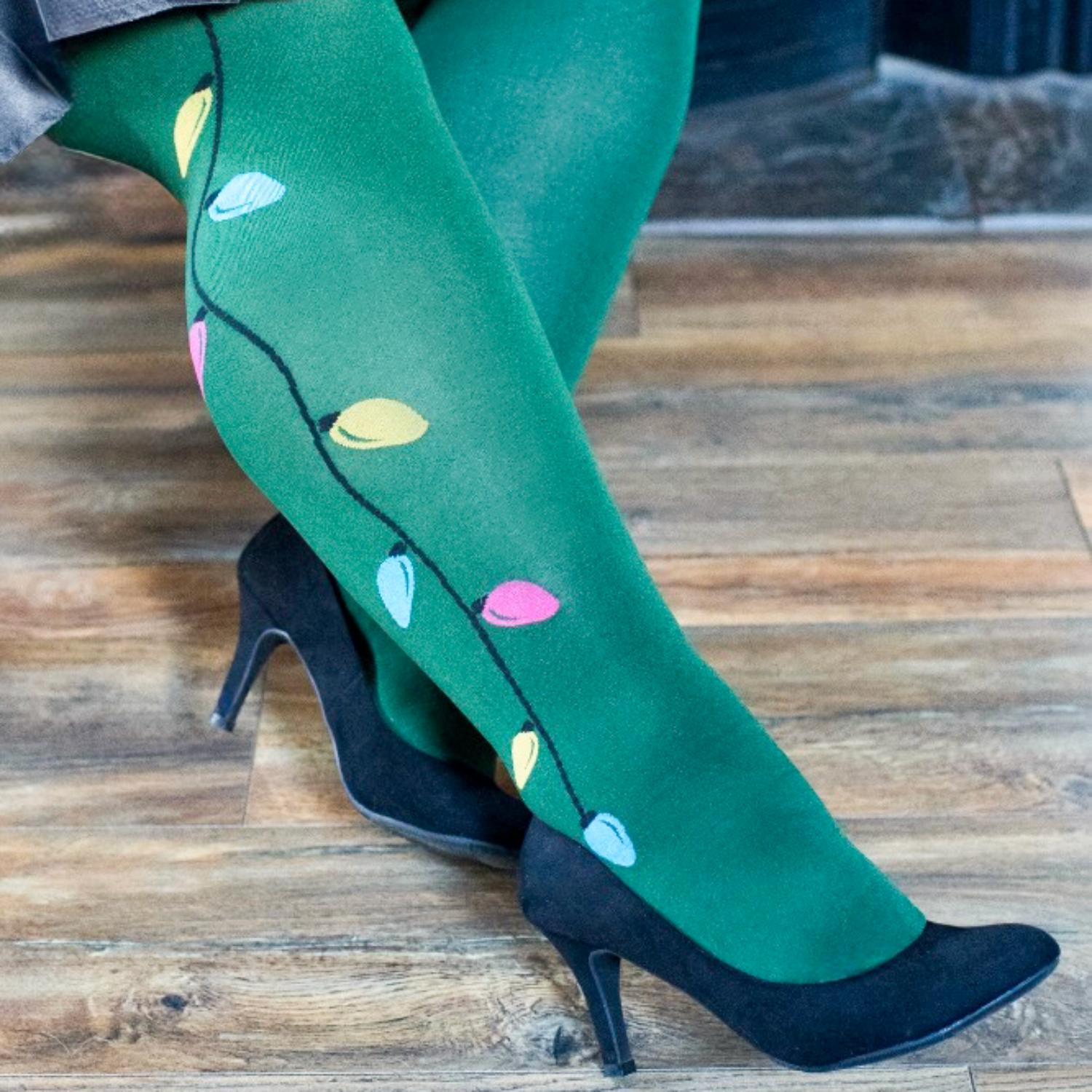 80 Denier Opaque Tights - Fairy Lights