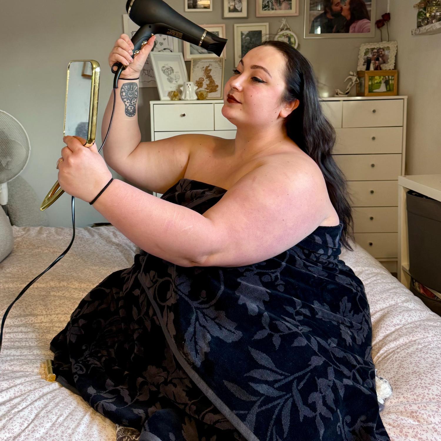 Plushie Towel - Floral Bats