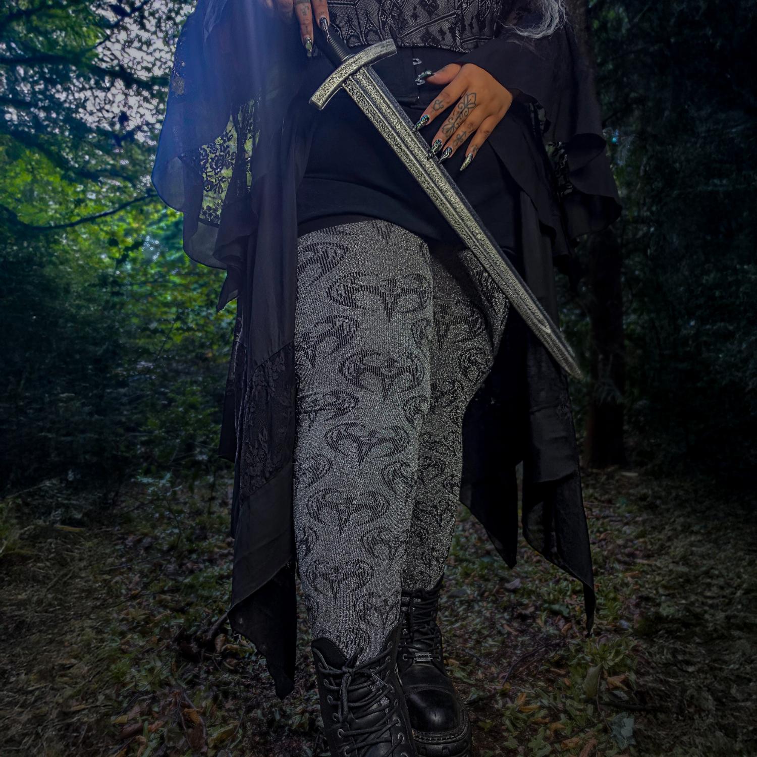 ACOTAR Tights - Silver Legion