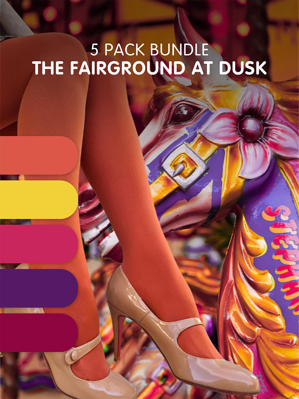 5 Pack Bundle - The Fairground At Dusk