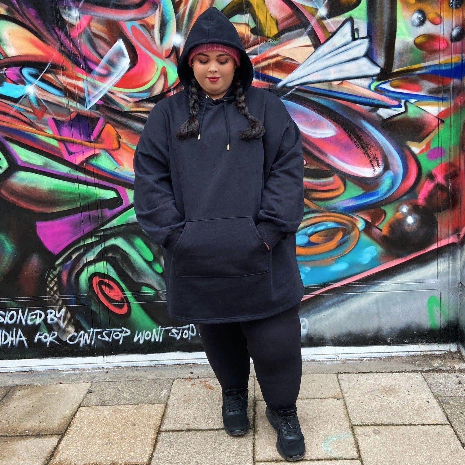Longline Hoodie - Black - Snag