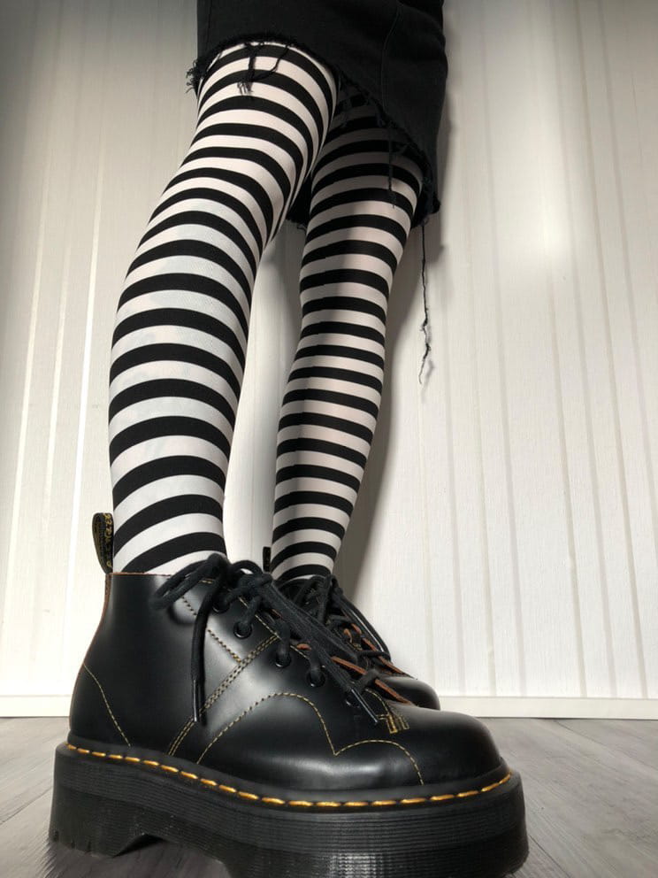 Striped Tights - Witch