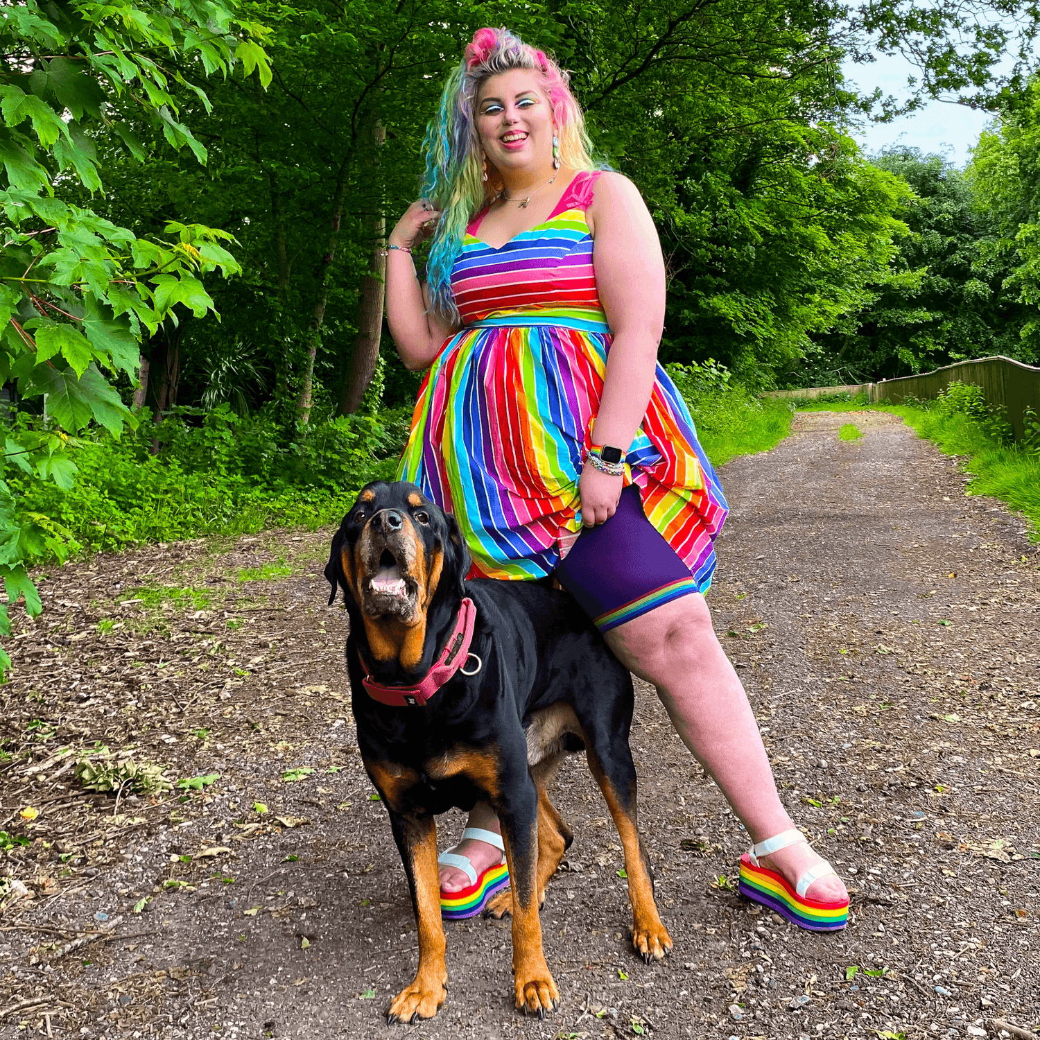 Stay Cool Chub Rub Shorts - Pride - Human Nature