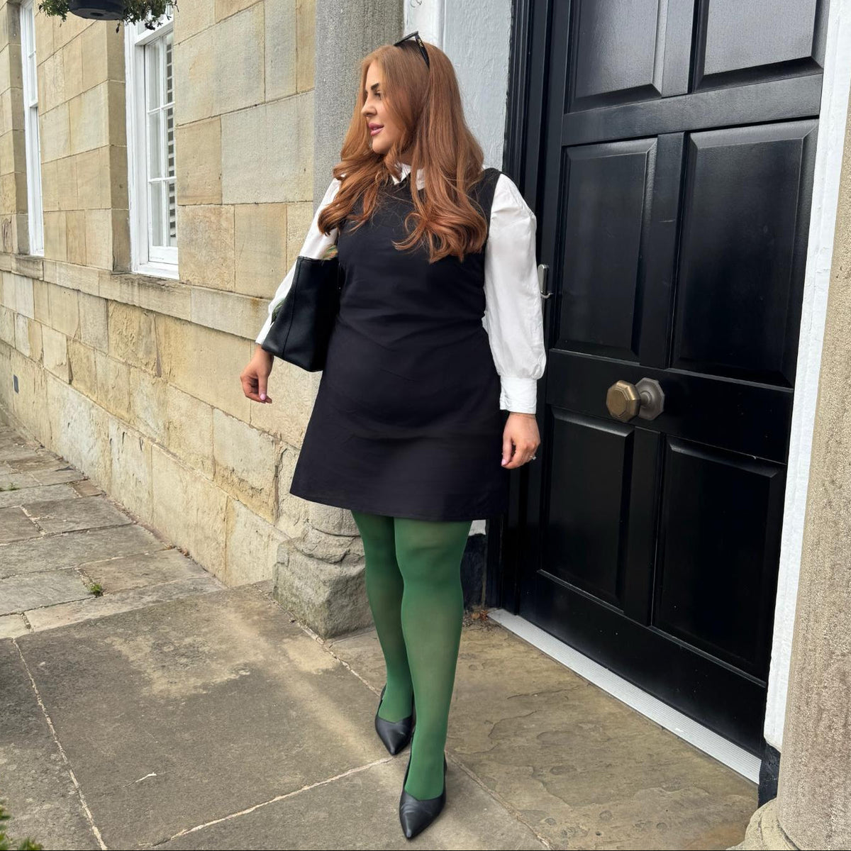 50 Denier Tights - Petit Pois