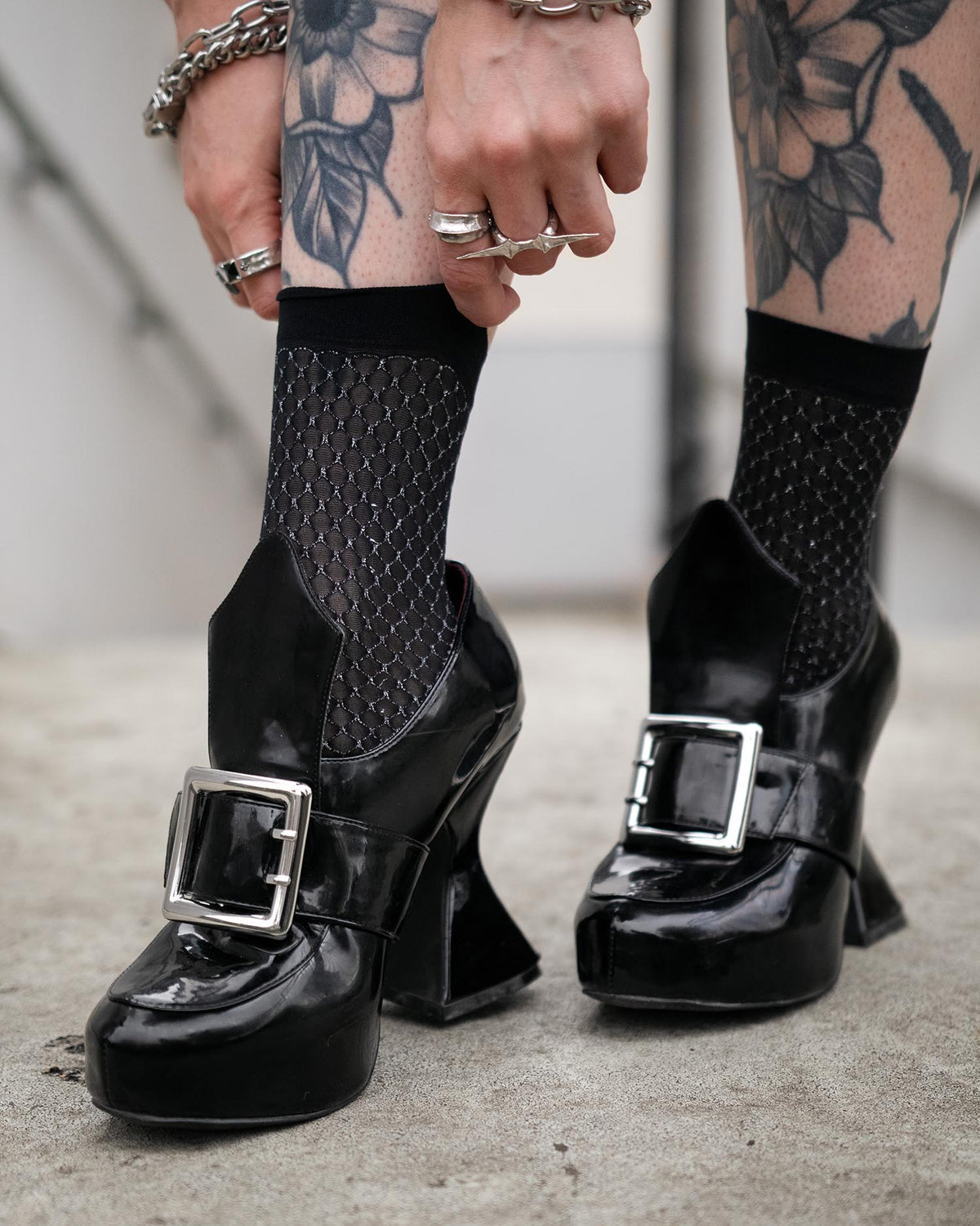 Blackadder Ankle Socks - Silver