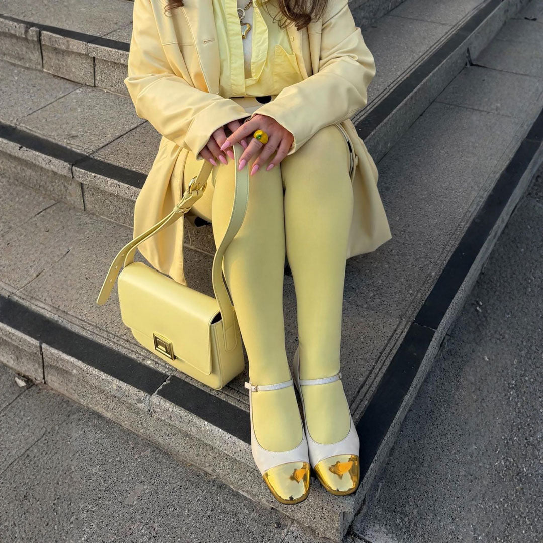 120 Denier Tights - Butter