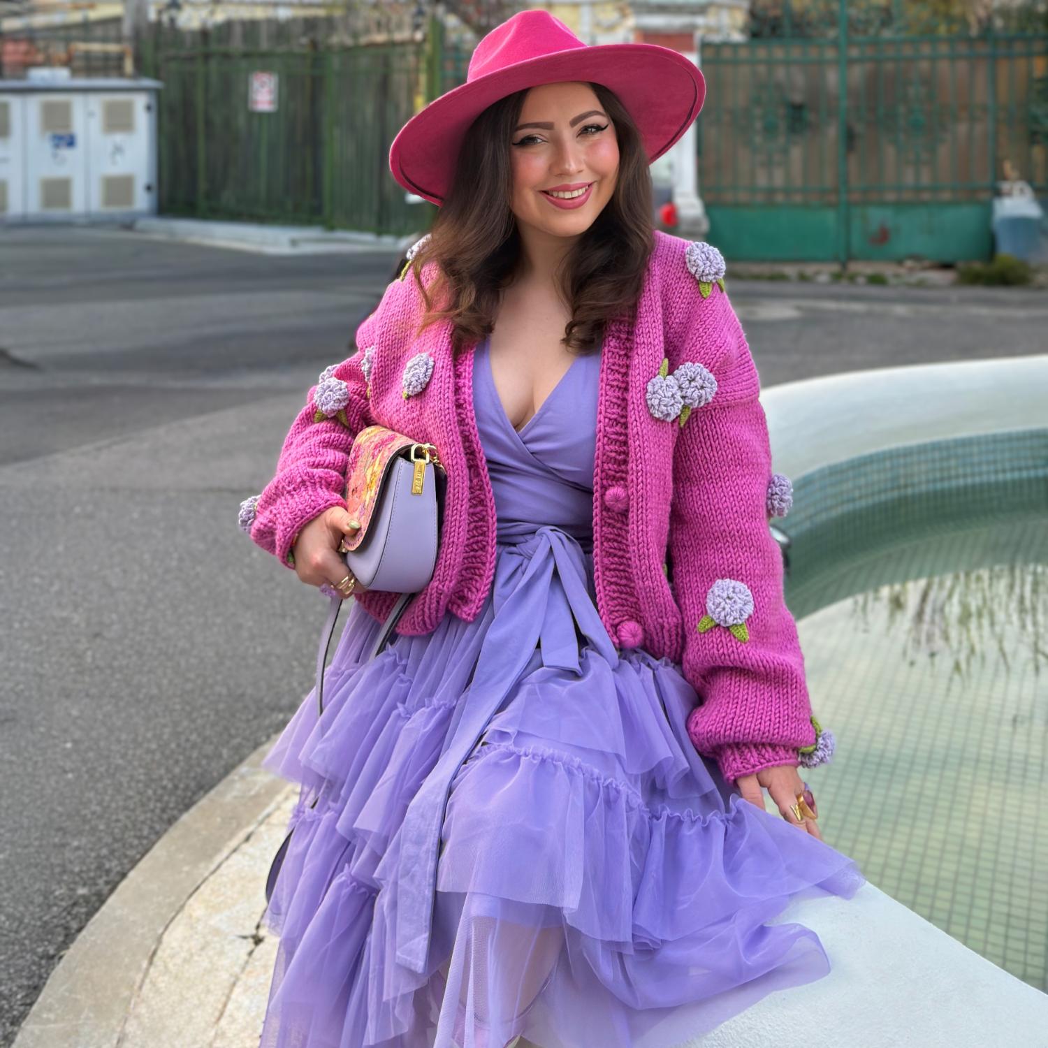 Mesh Skirt - Lavender