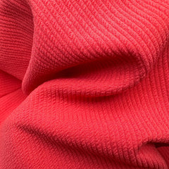 [Coral - Twisted Rib Fabric]