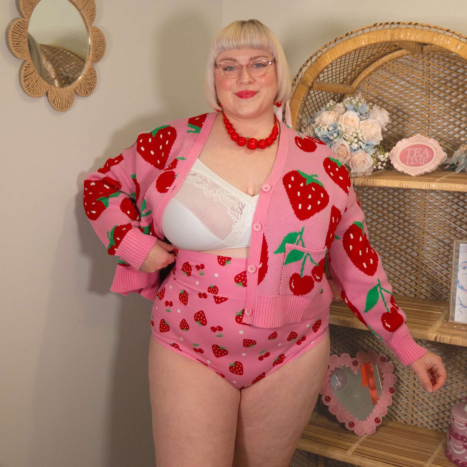 Fruity Super High Waist Knickers – Pink Lady