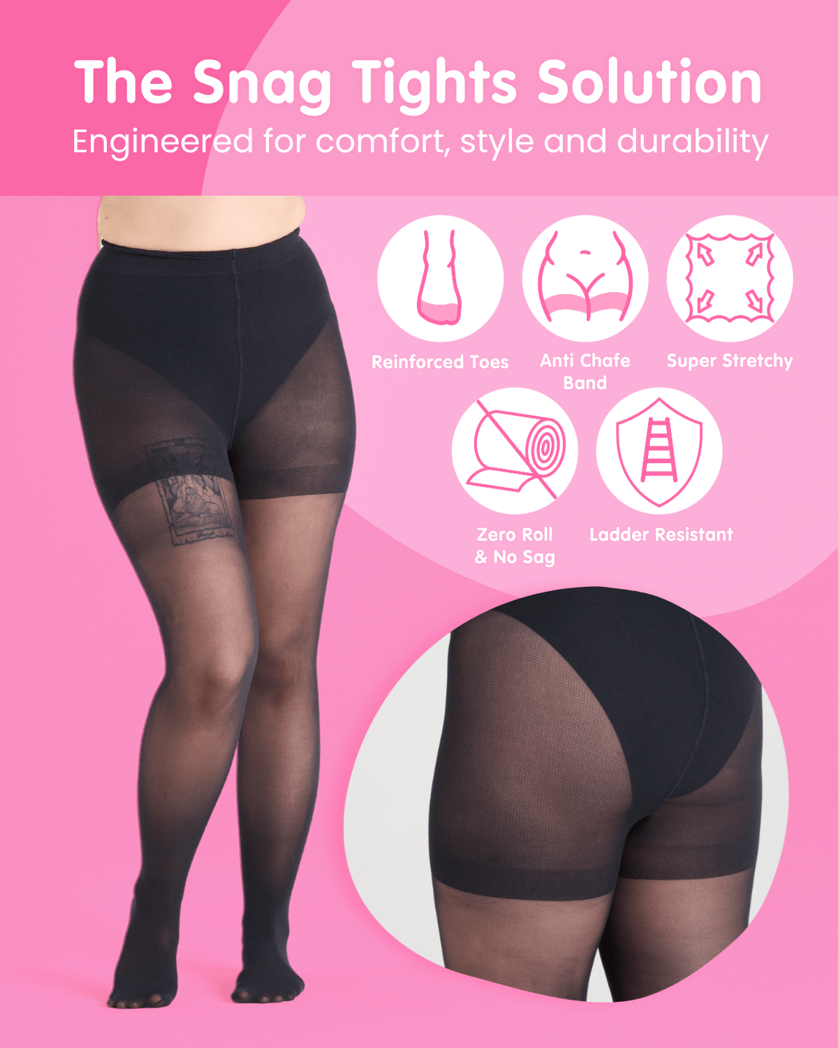 30 Denier Sheer Tights - Craic