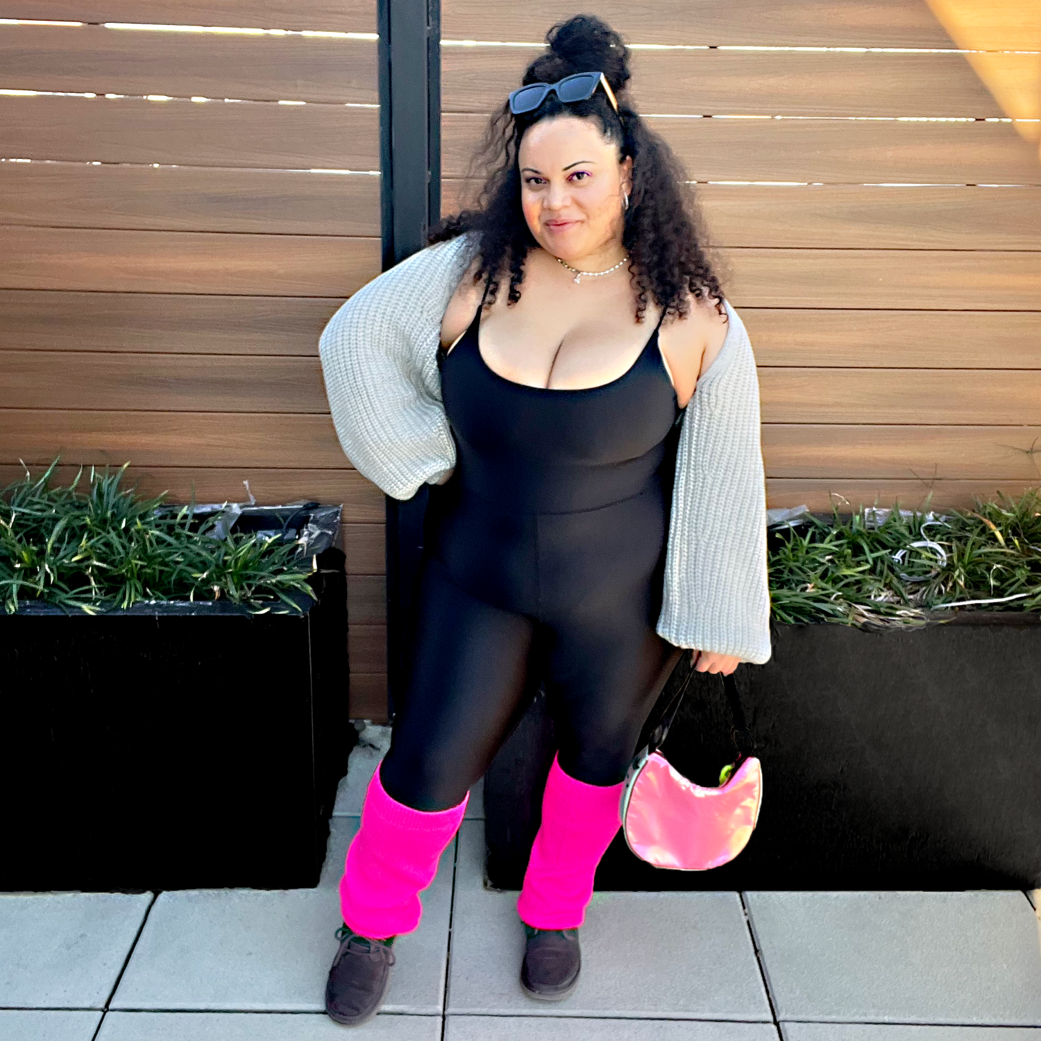 Leg Warmers - Neon Pink