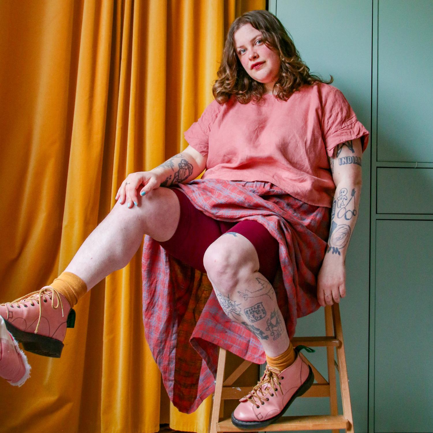 Stay Cool Chub Rub Shorts - Cherry