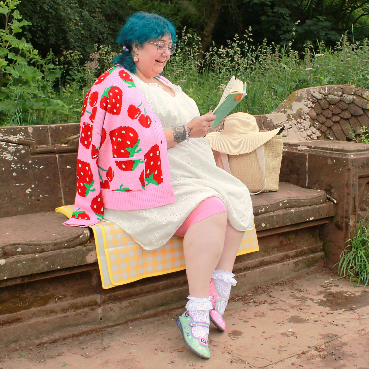 Cotton Rich Cardigan - Strawberry
