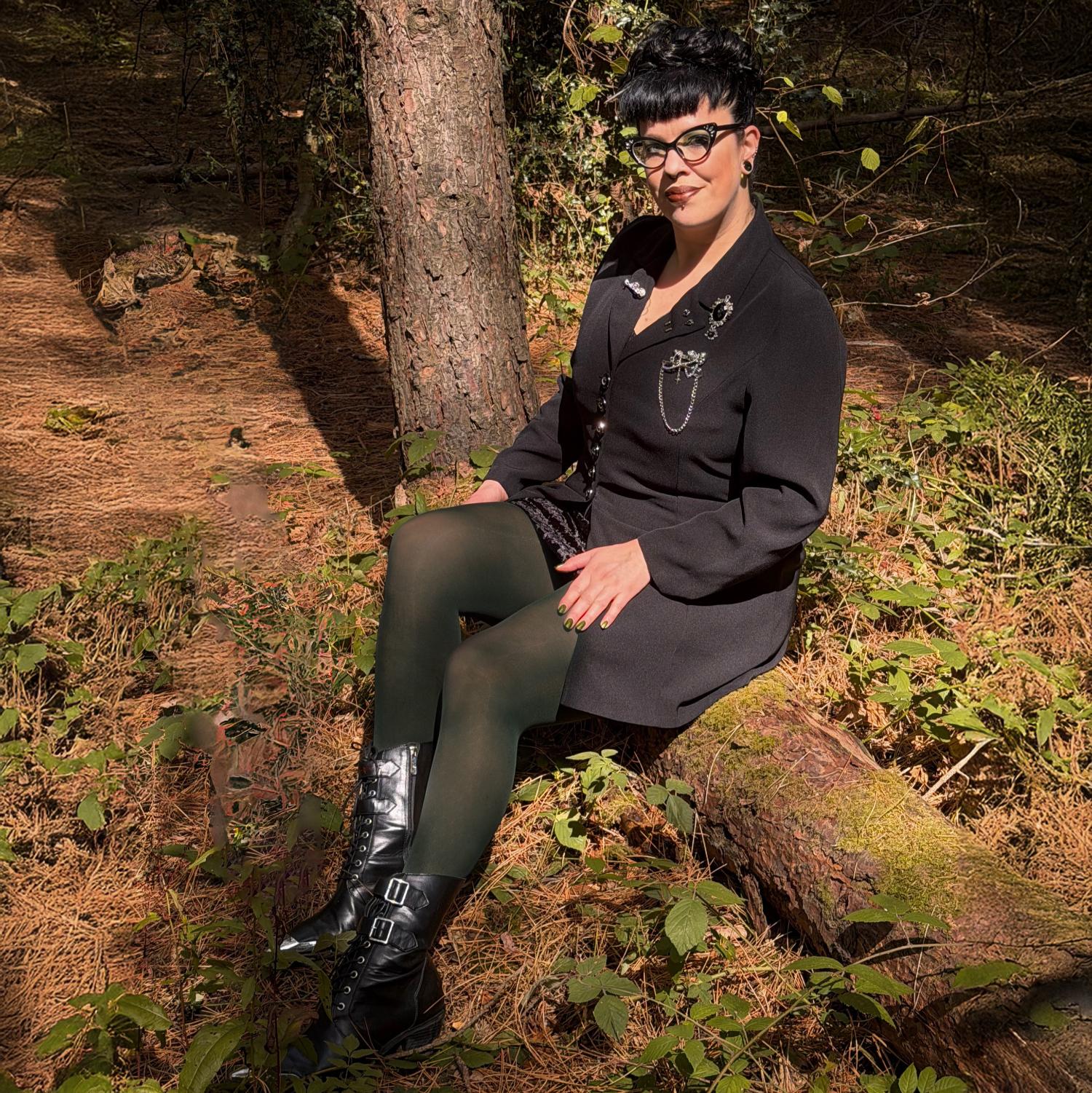 50 Denier Tights - Crocodile
