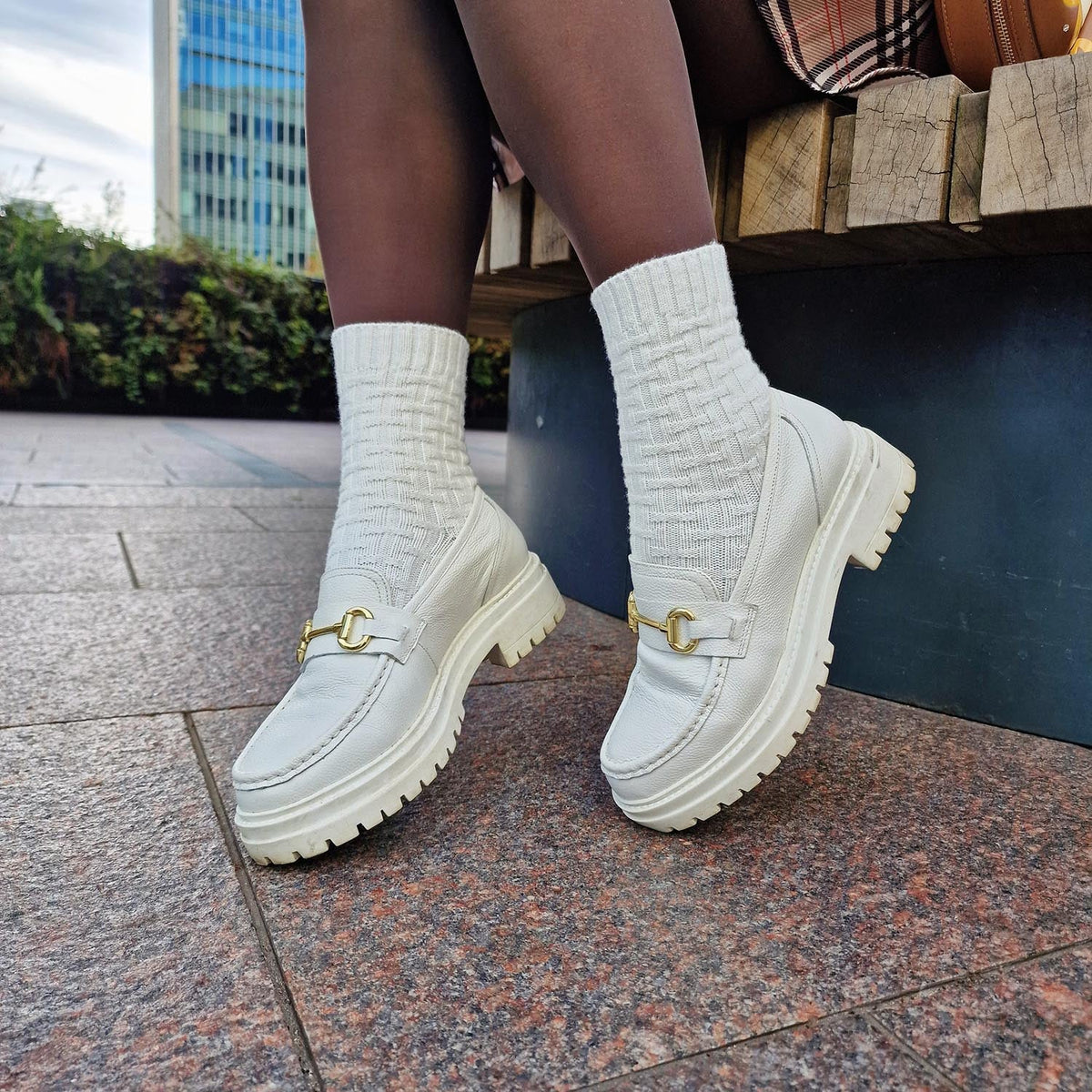 Everyday Crew Socks - 5 Pairs in White