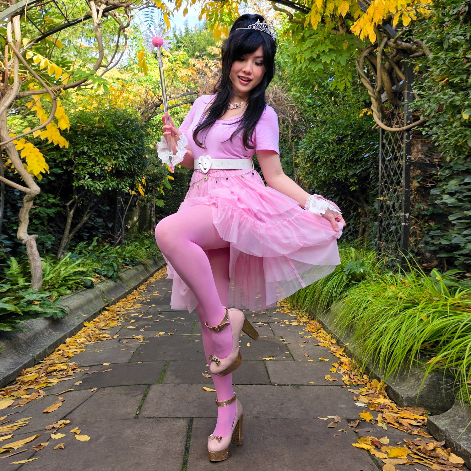 30 Denier Sheer Tights - Dragon Fruit