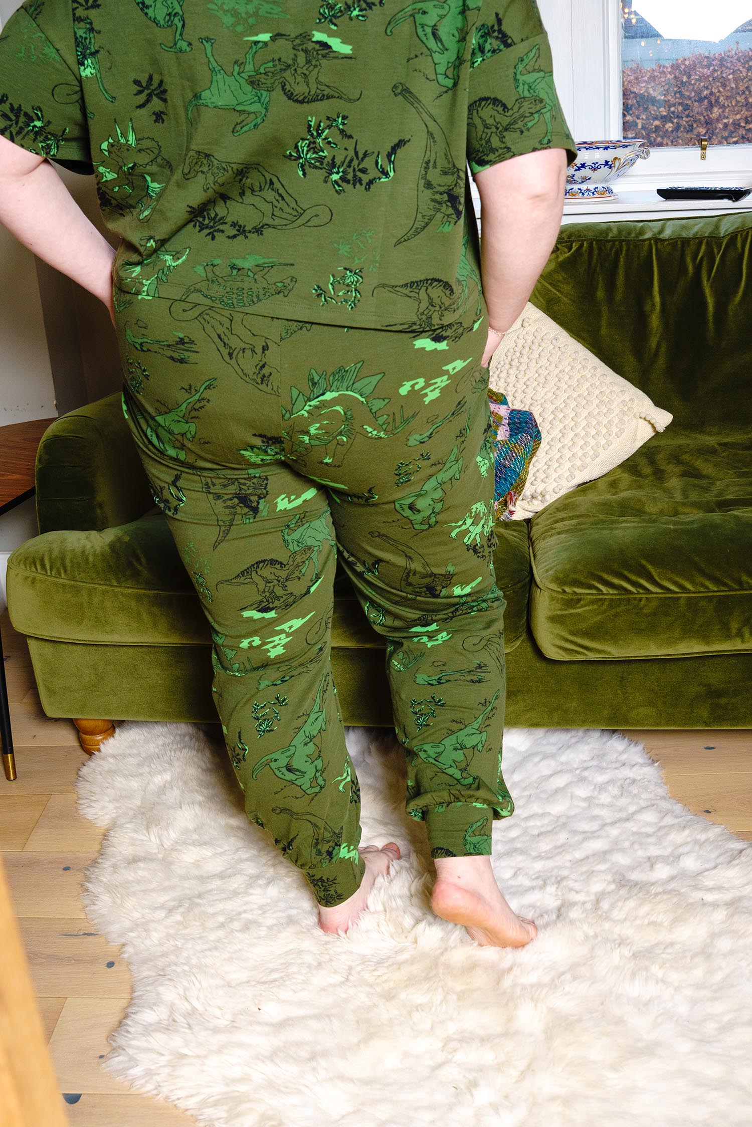 Organic Cotton PJ Bottoms - Dino