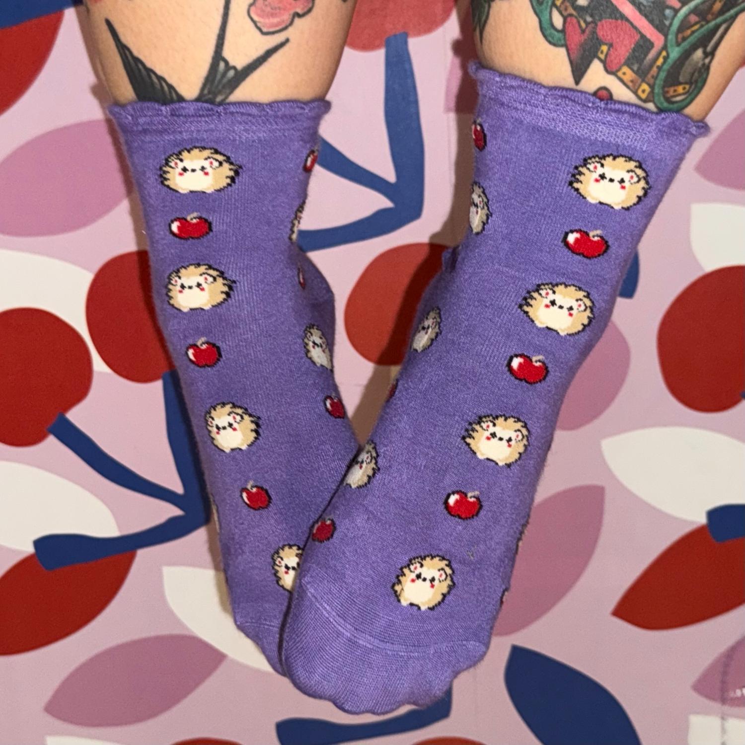 Bamboo Ankle Socks - Hedge Hugs