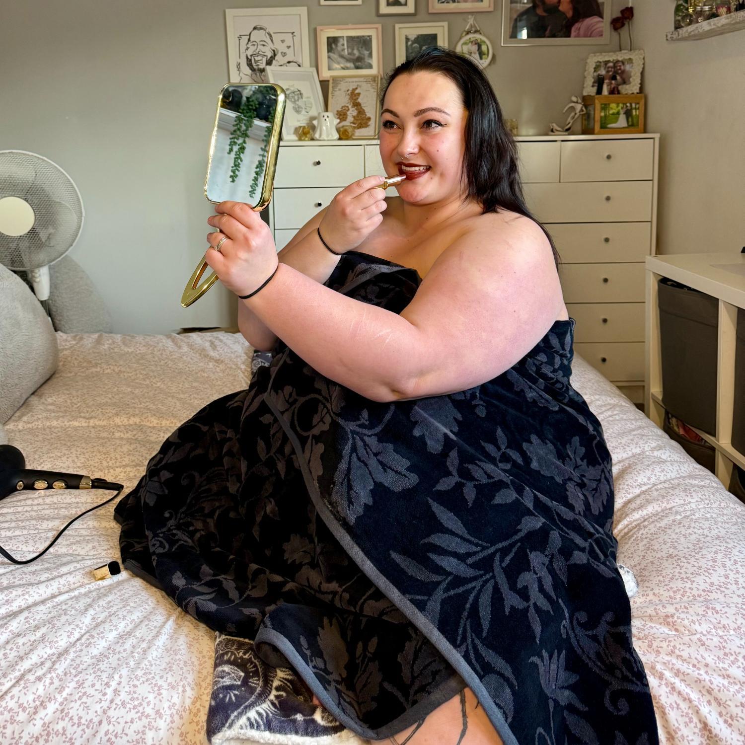 Plushie Towel - Floral Bats