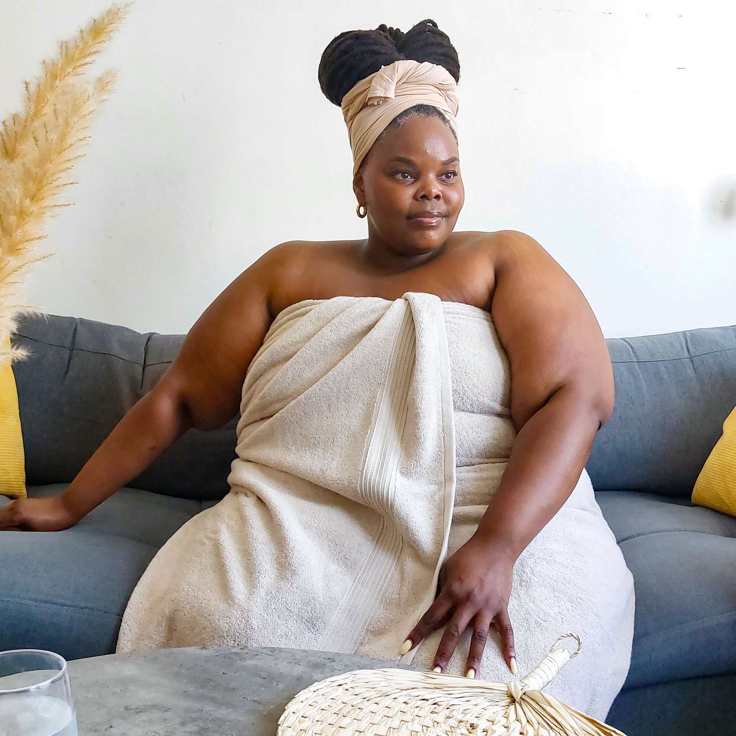 Big Softee Towel - Almond