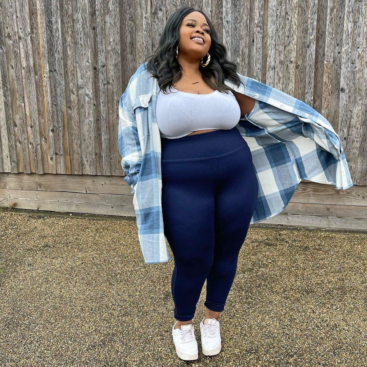 Squat Proof Leggings - Navy