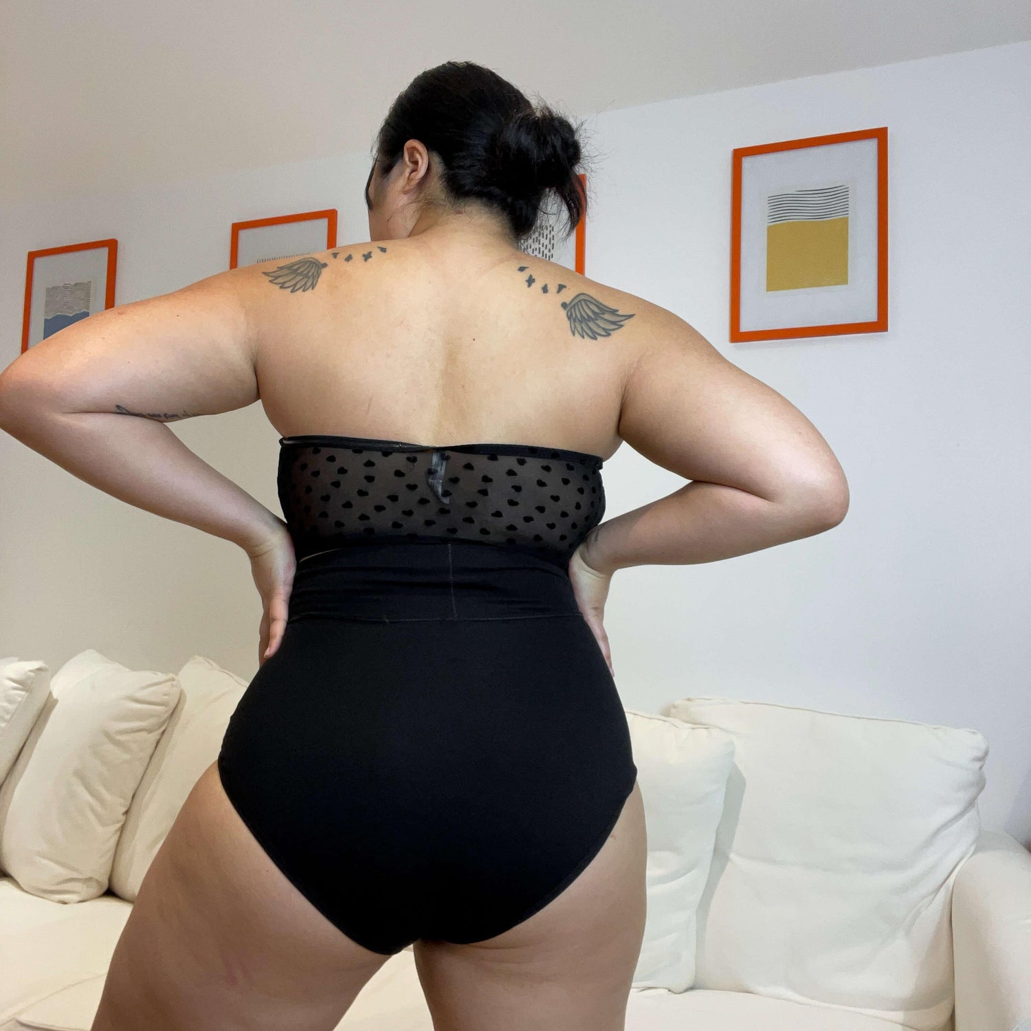 Super High Waist Knickers - Black - Snag