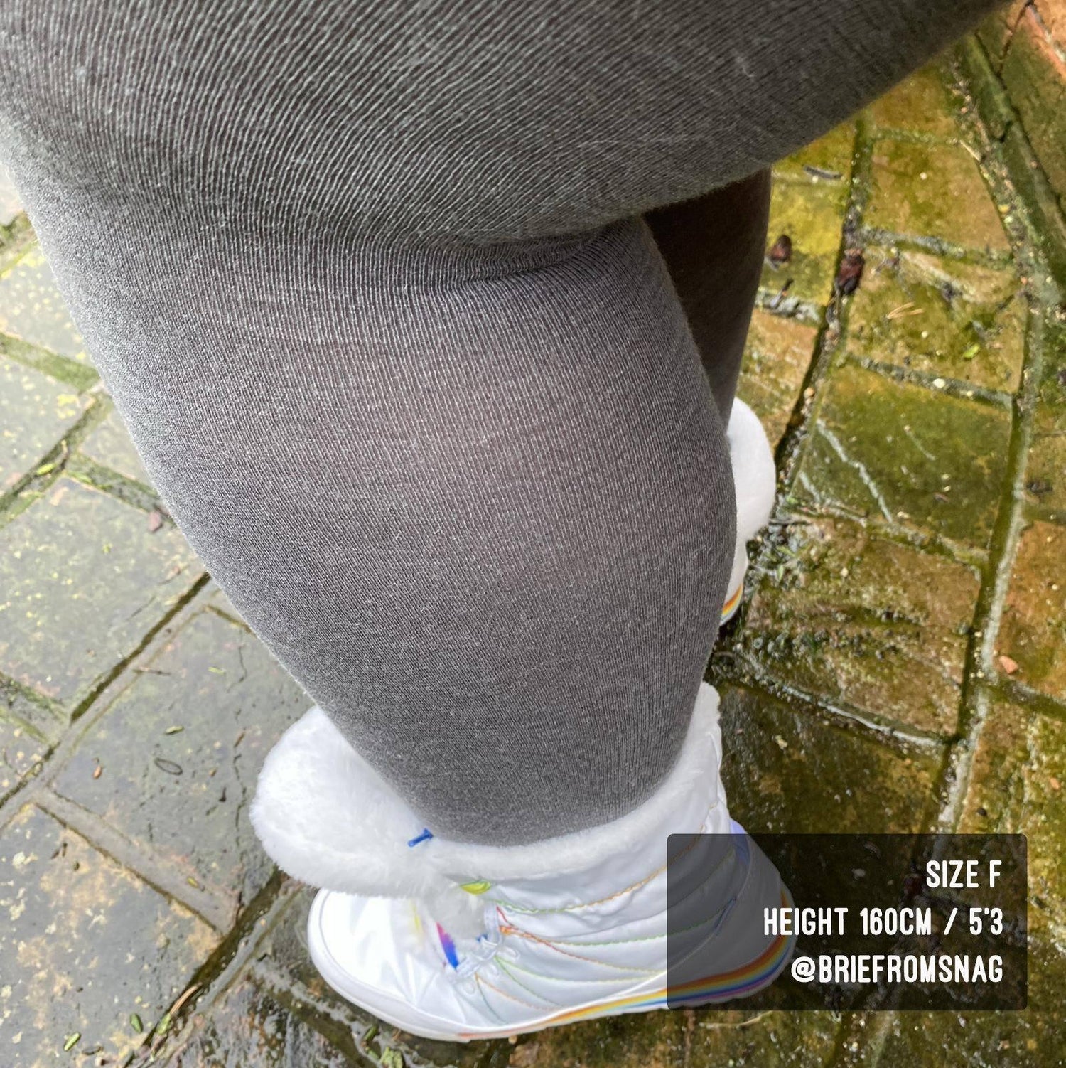  Merino Wool Tights - Silver Lining - Snag