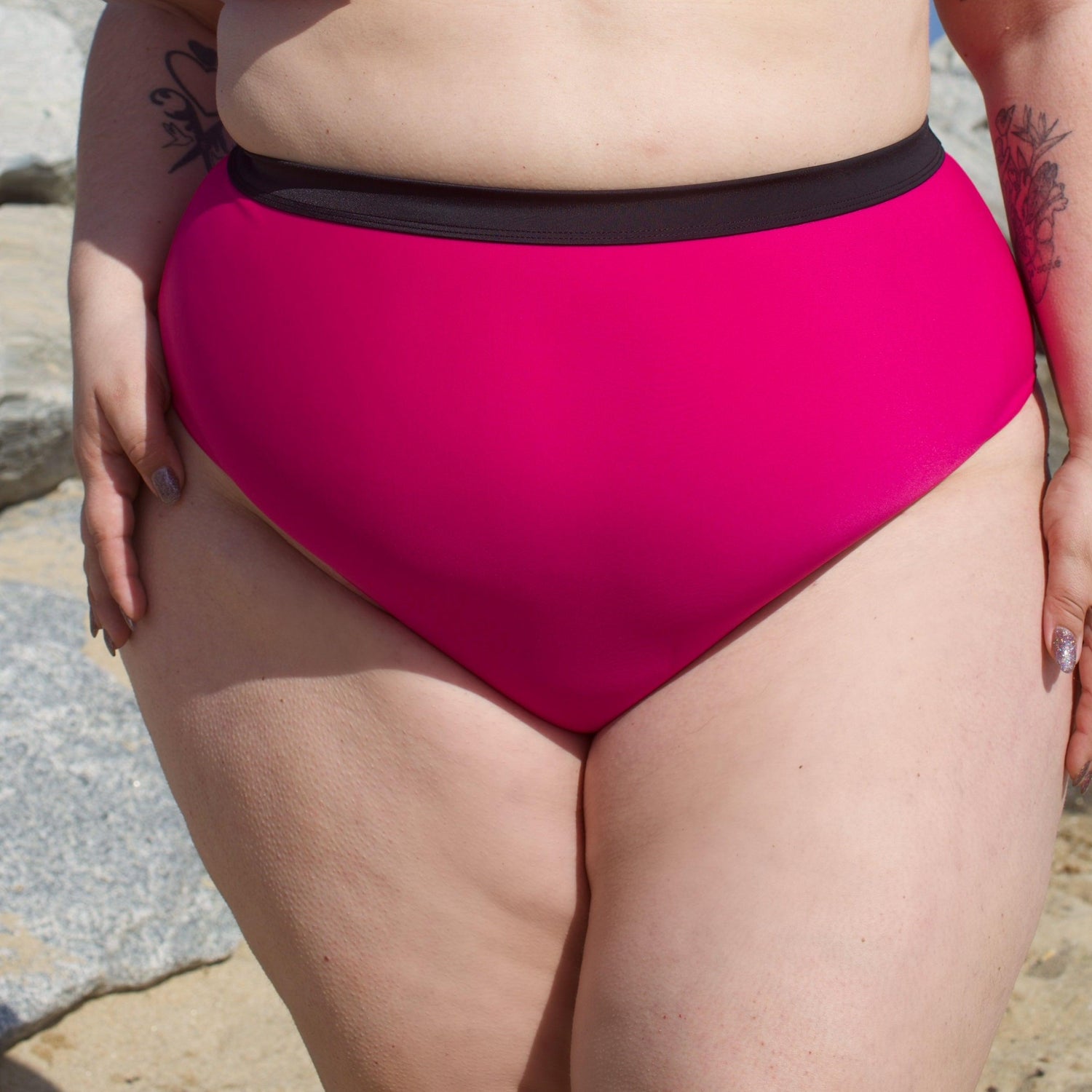 Hasta La Vista Bikini Bottoms - Hot Pink