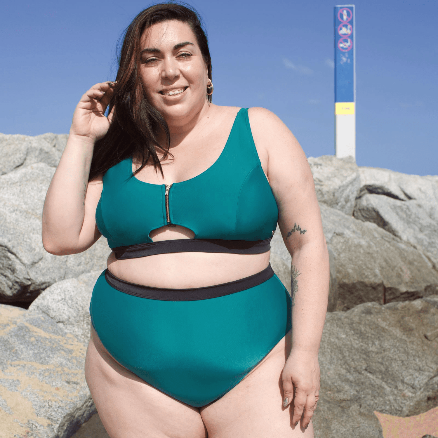 Hasta La Vista Bikini Bottoms - Teal