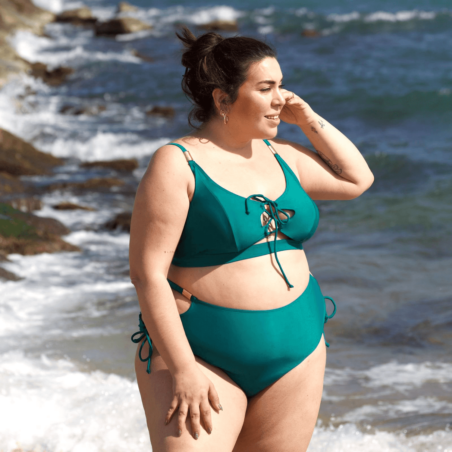 What Babe? Bikini Top - Teal