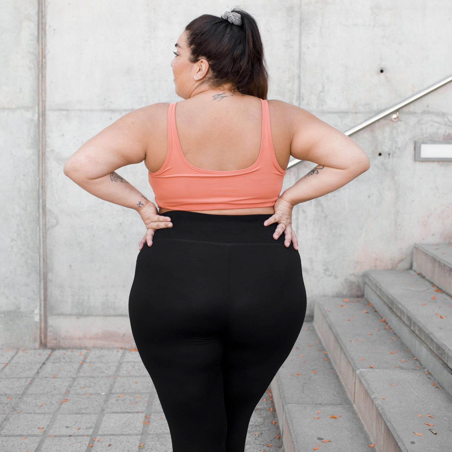 Squat Proof Short Leggings - Black