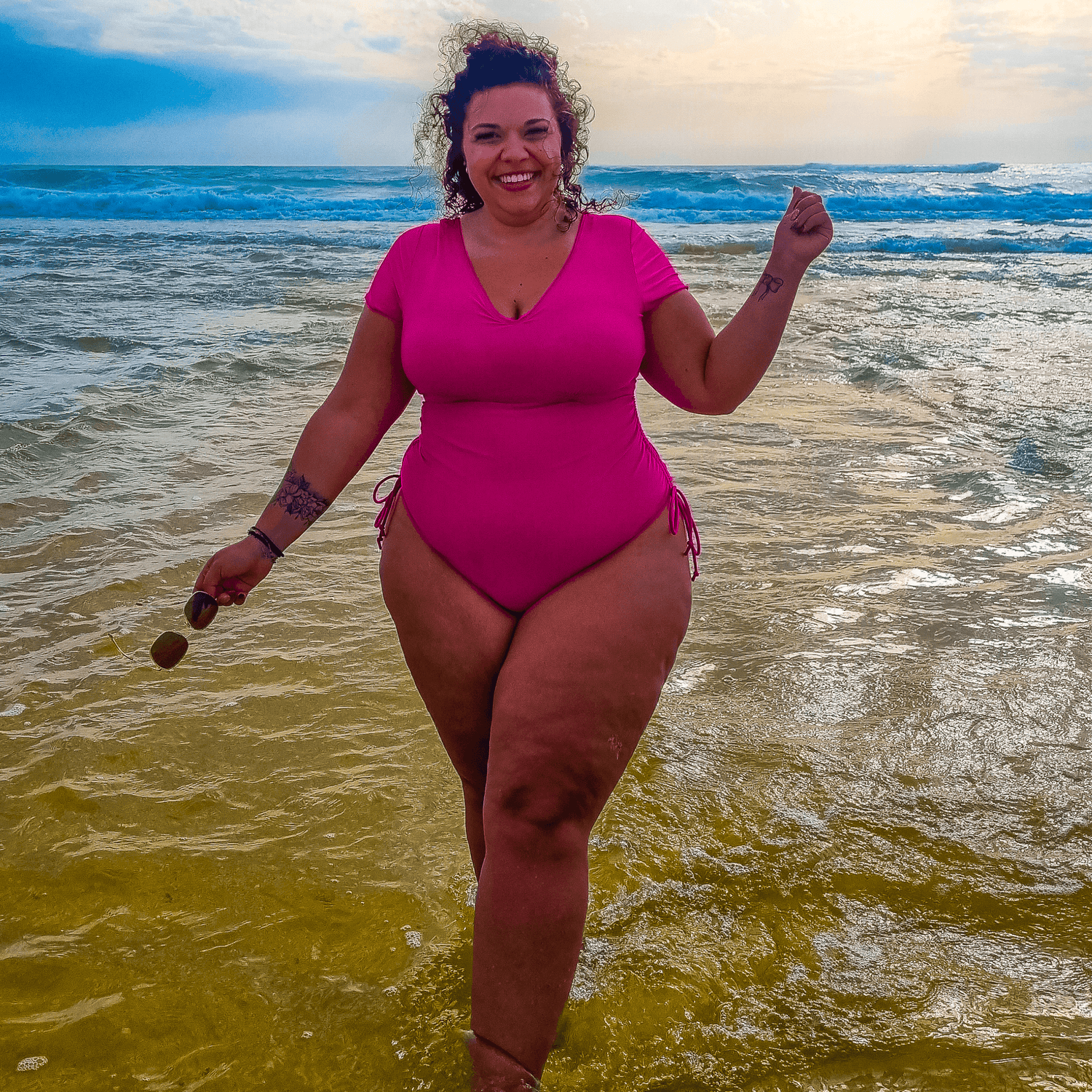 Swimsuit - Show me the money - Hot Pink - Snag