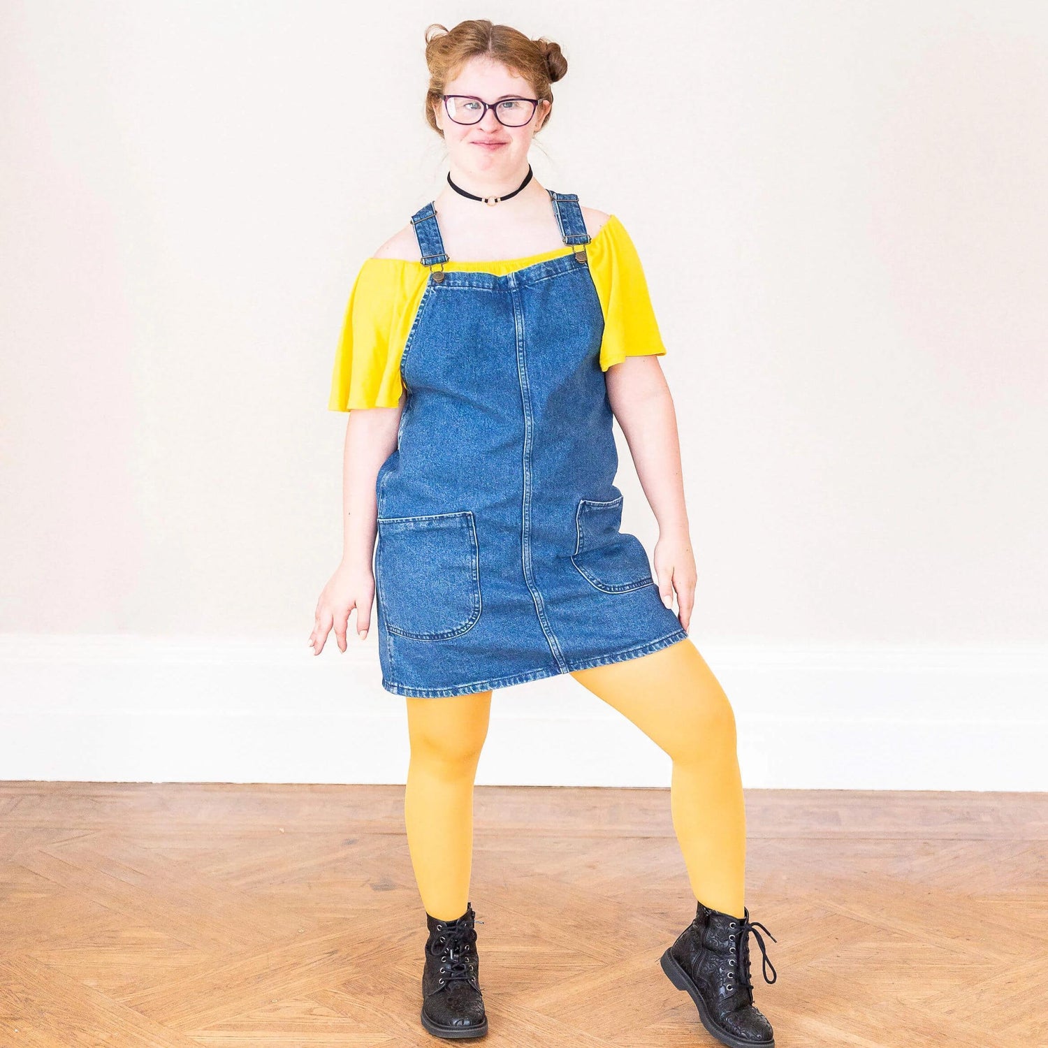 Tween Tights - Colonel Mustard